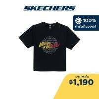 ราคา Skechers สเก็ตเชอร์ส เสื้อยืดแขนสั้นผู้หญิง Women DC Collection Short Sleeve Tee Apparel SL423W347 02L2 (21004865659)