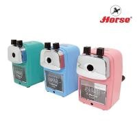 ราคา HORSE กบเหลาดินสอตั้งโต๊ะ เหล็ก เครื่องเหลาดินสอ กบเหลาดินสอ ตราม้า สีพาสเทล ตราม้า H 620 (21197624831)