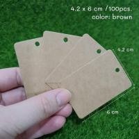 ราคา ป้ายแท็ก ป้ายห้อยสินค้า ป้ายห้อยเสื้อผ้า paper tag ทรงสี่เหลี่ยม (14963249405)