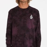 ราคา Volcom เสื้อยืดแขนยาว ICONIC STONE DYE LS TEE (19595480064)