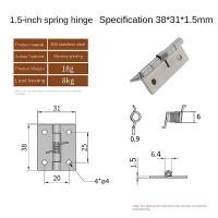 ราคา Auto Stuffs 1 1สแตนเลส5 2 2 5 3นิ้วบานพับสปริงอัตโนมัติประตูตู้เสื้อผ้าฮาร์ดแวร์และเฟอร์นิเจอร์บานพับขนาดเล็ก (19813768142)