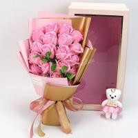ราคา ดอกกุหลาบ กุหลาบสบู่ ช่อกุหลาบ ฟรี การ์ดอวยพร ช่อดอกไม้ กุหลาบวาเลนไทน์ ของขวัญวาเลนไทน์ ของขวัญวันแห่งความรัก พร้อมส่ง (17399166402)