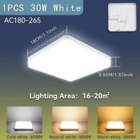 ราคา จัดส่ง3วัน COD ไฟเพดาน LED ไฟติดเพดาน ทรงสี่เหลี่ยม 30W 40W แบบบางพิเศษ สดใสสุดๆ โคมไฟ Led สไตล์โมเดิร์น สําหรับห้องนอน (20977303538)