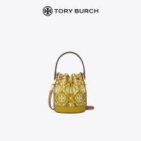 ราคา TORY BURCHTORY BURCH T MONOGRAM Mini embossed Bucket Bag 88178 (20910813360)