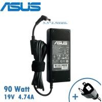 ราคา Asus Adapter 19V4 74A หัวแจ๊คขนาด5 5 2 5mm 90W A45V K84L F8V R510Z ADP 90YD Z53Jp Z53M Z53Tc Z53Ja F0761 T10 90W สายชาร์จ อะแดปเตอร์ สายชาร์จโน๊ตบุ๊ค (16571923042)