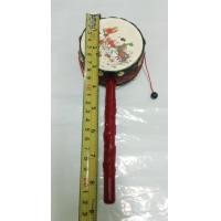 ราคา กลองป๋องแป๋ง กลองจีน ป๋องแป๋งจีน ด้ามแดง ลายจีน ของเล่นโบราณ (17792163696)