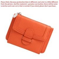 ราคา Royal Bagger กระเป๋าสตางค์ใบสั้นสำหรับผู้หญิง Dompet Koin หนังวัวแท้กระเป๋าใส่เศษเหรียญเรียบง่ายมีซิปบางกระเป๋าเก็บบัตร1488 (21242871879)