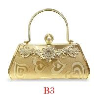 ราคา พร้อมส่ง กระเป๋าถือผู้หญิง กระเป๋าไปงานแต่ง กระเป๋าราตรี กระเป๋าออกงาน กระเป๋าคลัชท์ พร้อมสายโซ่ยาว แบบใหม่ (8491642211)