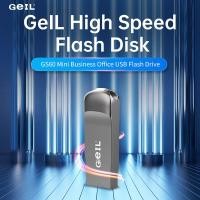 ราคา GeIL USB GS60 2 0แฟลชไดร์ฟ Pendrive โลหะ8GB 16GB 32GB 64GB อุปกรณ์บรรจุ128สำหรับโน็คบุคตั้งโต๊ะหน่วยความจำความเร็วสูง (21247102209)