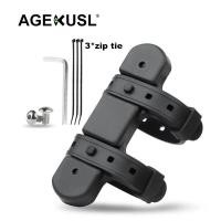 ราคา AGEKUSL ขวดน้ำกรง Mount Base Bracket Adapter สายรัดซิลิโคนใช้สำหรับ Brompton Pikes Royale Dahon Fnhon จักรยานพับ (15703851365)