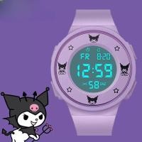 ราคา Sj sanrio Kuromi นาฬิกาสไตล์ใหม่นักเรียนผู้หญิงมัธยมต้นเด็กผู้หญิงฉบับภาษาเกาหลีเด็ก Jam Tangan Elektronik กันน้ำสำหรับกีฬา (19965776454)