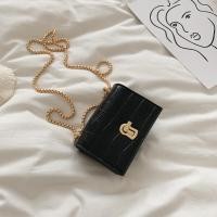 ราคา กระเป๋าสะพายโซ่เพชรสไตล์เกาหลีกระเป๋าสะพาย PU (18880496001)