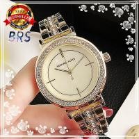 ราคา กล่อง คลังสินค้าพร้อม Michael Kors Original ใหม่นาฬิกาแบรนด์ผู้หญิง Branded Luxury นาฬิกาสีทองสตรี Luminous สแตนเลสแฟชั่นสุภาพสตรีนาฬิกาข้อมือ (7816943320)