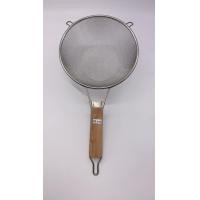 ราคา มี6ขนาด กระชอนตักของทอด กระชอนสแตนเลสด้ามไม้ กระชอนลวดด้ามไม้ ที่ตักของทอด กระชอนตักอาหาร (20708315844)