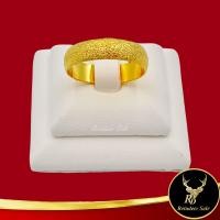 ราคา Ring No 61RD แหวนหุ้มทอง แหวนผู้หญิง แหวนแฟชั่นทองชุบ แหวนเกลี้ยงปลอกมีดพ่นทราย นน 1 สลึง งานเคลือบแก้วหนาพิเศษ ชุบทองไมครอน (16849492132)