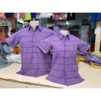 ราคา เสื้ออัดกาว ผ้ากาบบัว ลายขอ ไม่ร้อน ผ้าไม่หด สีไม่ตก มี ชาย หญิง (14059737045)