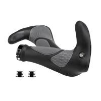 ราคา Mountain Bike Grips Double Lock on Ergo Handlebar Grips Ergonomic Shock Absorbing Comfort Non Slip Grip Cover Bike Grips for Mountain Bikes Bicycles 22 2mm Handlebars beautiful (19410085476)