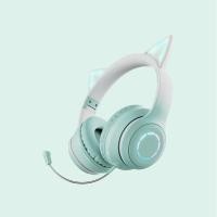 ราคา Xiaomi Digital Best Gift LED Cat Ear Wireless Headphones Bluetooth 5 1 Young People Kids Headset Support 3 5mm Plug With Detachable Mic (16799152037)