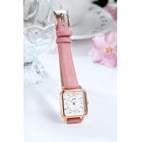 ราคา นาฬิกาแฟชั่น นาฬิกาผู้หญิง สายหนัง รุ่น 13021 หน้าปัดสี่เหลี่ยม หรูหรา (20708262817)