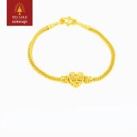 ราคา แม่ทองสุก สร้อยข้อมือ เบนซ์หัวใจฉลุกลาง 2 สลึง (19765029809)
