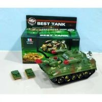ราคา รถถังวิ่งชนถอย รถถังของเล่น มีล้อ รถถังเหมือนจริง โมเดลรถถัง 53650 มี2สีให้เลือก (19621552128)