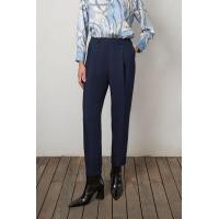 ราคา ESPADA กางเกงทรงแครอท ผู้หญิง สีกรมท่า Carrot Trousers 4691 (19392858973)