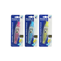 ราคา DOUBLE A ดับเบิ้ล เอ เทปลบคำผิด 5 มม X 6 ม คละสี (20825766612)