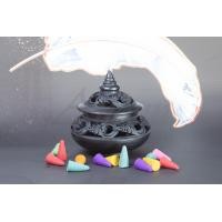 ราคา ส่งฟรี เตากำยานทรงไทย ธูปหอม ดินเผา กระถางธูป สีดำ แถม ธูปหอมหลากกลิ่น 20 อัน ทรงไทย ลายกนก ทำมือทุกชิ้น สไตล์ไทย โบราณ เครื่องหอม (18580338711)