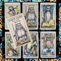 ราคา ไพ่ทาโรต์ Cattitude ขนาด10 3X6Cm สำรับไพ่ทาโรต์79 การ์ดทำนาย ไพ่ทาโรต์แมวน่ารัก ไพ่ยิปซี ไพ่ออราเคิล ไพ่ยิบซี ไพ่ทาโร่ ไพ่ดูดวง Cat Tarot Card (16636089138)