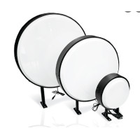 ราคา ป้ายกล่องไฟ ป้ายไฟโฆษณาหน้าร้าน ตู้ไฟสำเร็จรูป ตู้ไฟหลอดLED อะคริลิค ป้ายไฟโฆษณา ป้ายไฟโลโก้ ทรงกลม ขอบดำ (11746357525)