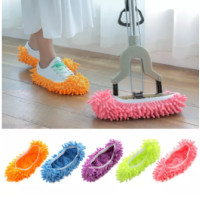 ราคา 1Pc Mop Shoes Cover Floor Dust Cleaning Lazy รองเท้าแตะ ครัวเรือนเช็ด Mops Head (16577798459)