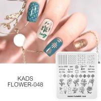 ราคา Kads แผ่นปั๊มเล็บดอกไม้แฟชั่นเล็บแม่แบบแสตมป์ DIY แม่แบบภาพเล็บปั๊มแผ่นเครื่องมือลายฉลุ (690676406)