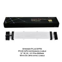 ราคา LIAN LI Strimer Plus RGB PSU Extension Cable 24Pin ATX Rainbow Noen Power Line Triple 8Pin GPU Dual 8Pin Cord 5V ARGB DIY Case (20520907403)