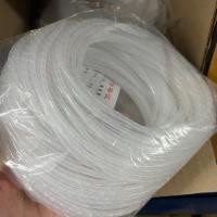 ราคา ไส้ไก่ สายรัด ไส้ไก่พันสายไฟ Wrapping band สายรัดสายไฟ สายร้อยสายไฟ สายเก็บสายไฟ เก็บสายไฟ สีขาวขุ่น ราคา 5เมตร (15867581251)