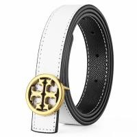 ราคา Athosline Burch TB เข็มขัดผู้หญิงมีกล่องของขวัญสองด้านเข็มขัดเข็มขัดบางสำหรับใส่กางเกงยีนส์หนังแท้หัวเข็มขัดประดับหมุดสีส้มของขวัญของขวัญของขวัญขนาด2 4ซม (16373973996)