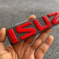 ราคา โลโก้ ISUZU กระจังหน้า D MAX 2007 2011 MU 7 ขนาด 17 4x3 4cm (10130025117)