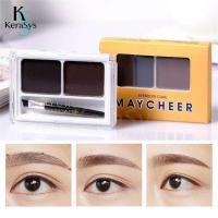 ราคา KeraSys ฝุ่นตลับเขียนคิ้ว ที่เขียนคิ้ว คิ้วฝุ่นตลับ 2 สี เฉดดิ้งไฮไลท์ Two tone eyebrow powder เนื้อฝุ่น กันน้ำ พร้อมแปรงเขียนคิ้ว2สี คิ้วฝุ่น เขียนคิ้วตลับ (16958750739)