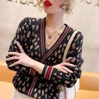 ราคา พร้อมส่ง เสื้อคลุมทำงานห้องแอร์ ลายเสือดาว เสื้อคลุมผญ ดูอ่อนกว่าวัย เสื้อนอกผญ แฟชั่น เหมาะกับทุกโอกาส เสือไหมพรมกันหนาว Sweater coat (11761111720)