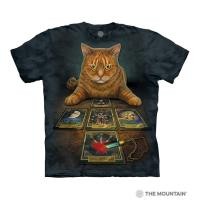 ราคา The Mountain เสื้อ3D คอกลมผ้าฝ้ายบริสุทธิ์สามมิติสำหรับทั้งหญิงและชายแขนสั้นเสื้อยืดลำลองมัดย้อมลายแมวสีส้มน่ารัก (21054964568)