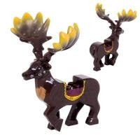 ราคา Compatible with LEGO Lord of the Rings Elf Mount Big Horned Deer XH1752 Christmas Elk Assembled Building Block Minifigure (20800707691)