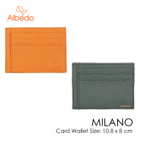 ราคา กระเป๋าสตางค์เก็บบัตร ALBEDO CARD WALLET รุ่น MILANO ABML01674 ABML01696 (20862493147)