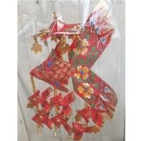 ราคา โมบายปลาตะเพียนสานใบลาน ระย้า มีกระดิ่งสีทอง ปลามงคล งานสวยสีสดใส (5968514398)