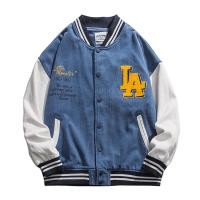 ราคา Baseball uniform jackets Men and Women trendy brand retro Harajuku Fashion Colleage Style Hip hop casual couples jacket (9939485211)