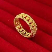 ราคา แหวนทองดอกพิกุลรอบวง แหวนทอง2สลึง พร้อมส่งไซส์ 6789 แหวนทองชุบ N193 แหวนทองไมครอน (9129630810)