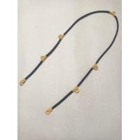 ราคา สร้อยคอเชือกร่ม 4mm 7ห่วง ความยาวประมาณ 65cm ตกแต่งด้วยไหมทอง ไหมเงิน (20514626243)