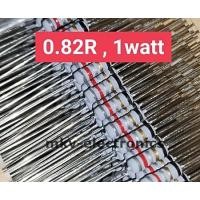 ราคา 20ตัว 0 82R 0 82โอห์ม 5 Metal Oxide Film Resistor 1Watt 1วัตต์ รีซิสเตอร์ (11720566765)