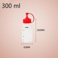 ราคา ขวดบีบพลาสติก ขวดบีบซอส แบบหนาอย่างดี แบบรูเล็ก 180ml 300ml 400ml 550ml ขวดใส่น้ำซอส ขวดใส่น้ำสลัด (13057592028)