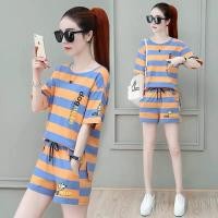 ราคา New ชุดเซต 2 ชิ้น ผู้หญิง กีฬาชุดสูทสองชิ้น แฟชั่นผู้หญิง สไตล์เกาหลี สินค้าพร้อมส่ง (5077440083)