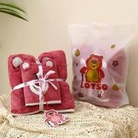 ราคา Buy 1 get 1 free Bath towel set face towel buy 70X140cm get 35x75cm free soft and absorbent strawberry bear bath towel (21193349737)