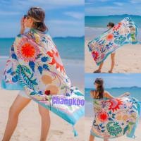 ราคา ผ้าพันคอ ผ้าคลุมไหล่โบฮีเมียน ผ้าพันคอหญิง scarf shawl scarves ผ้าคลุมไหล่สไตล์โบฮีเมียน ผ้าหนา กันแดด กันลม (9988109180)